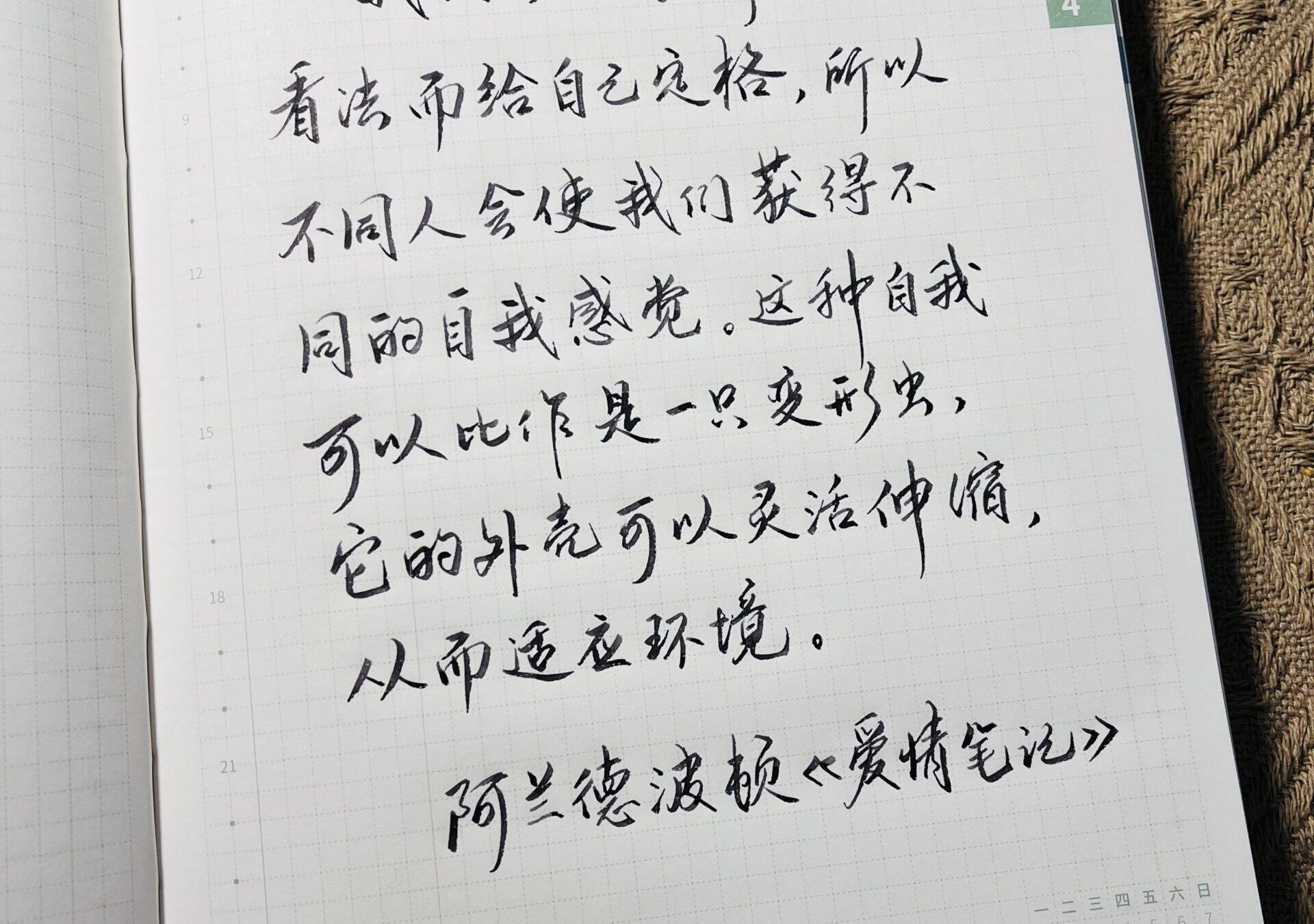 在手帐中塑造自己：不受他人看法定影的自我记录