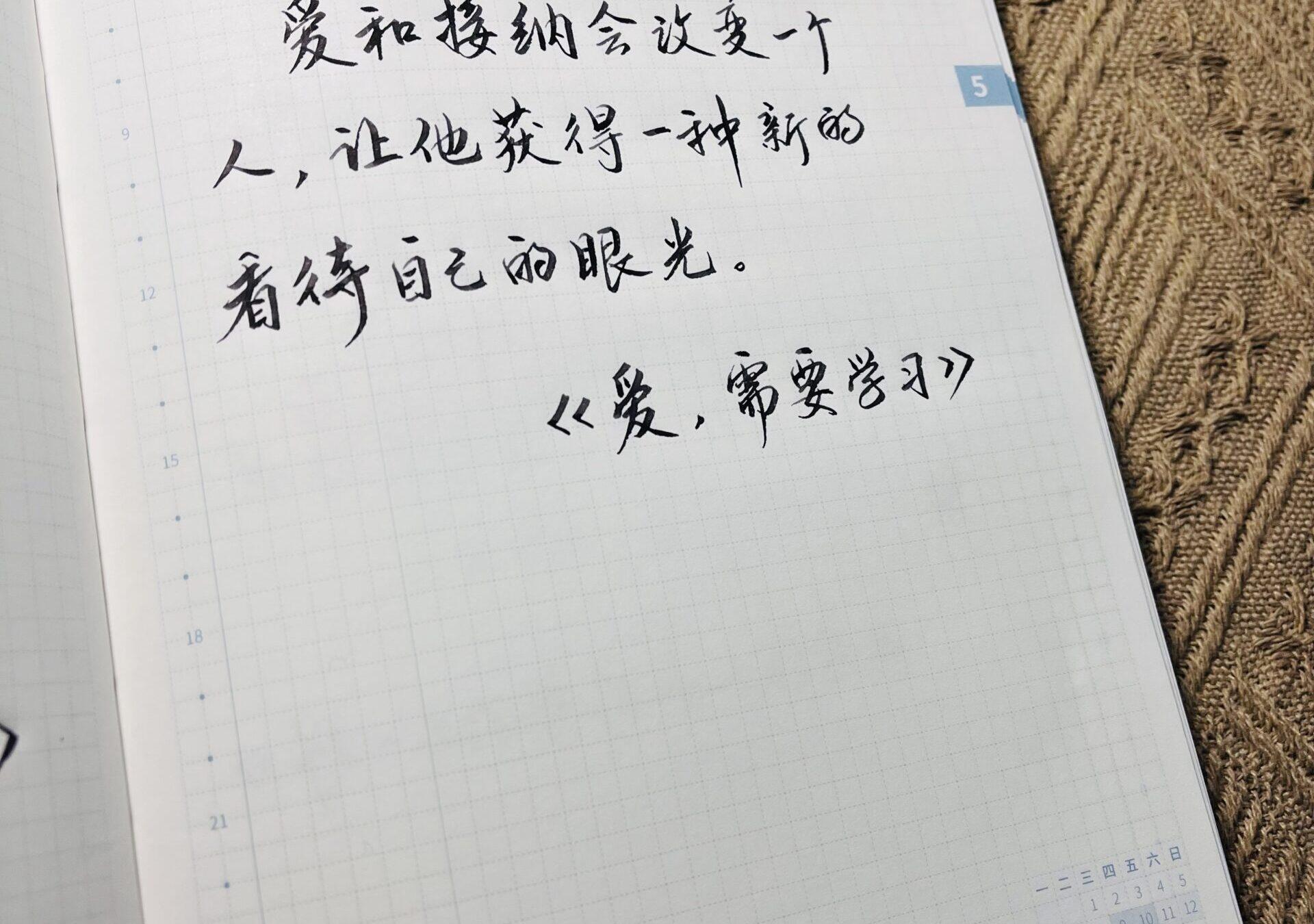 眼光重塑：在手帐中体验爱的力量