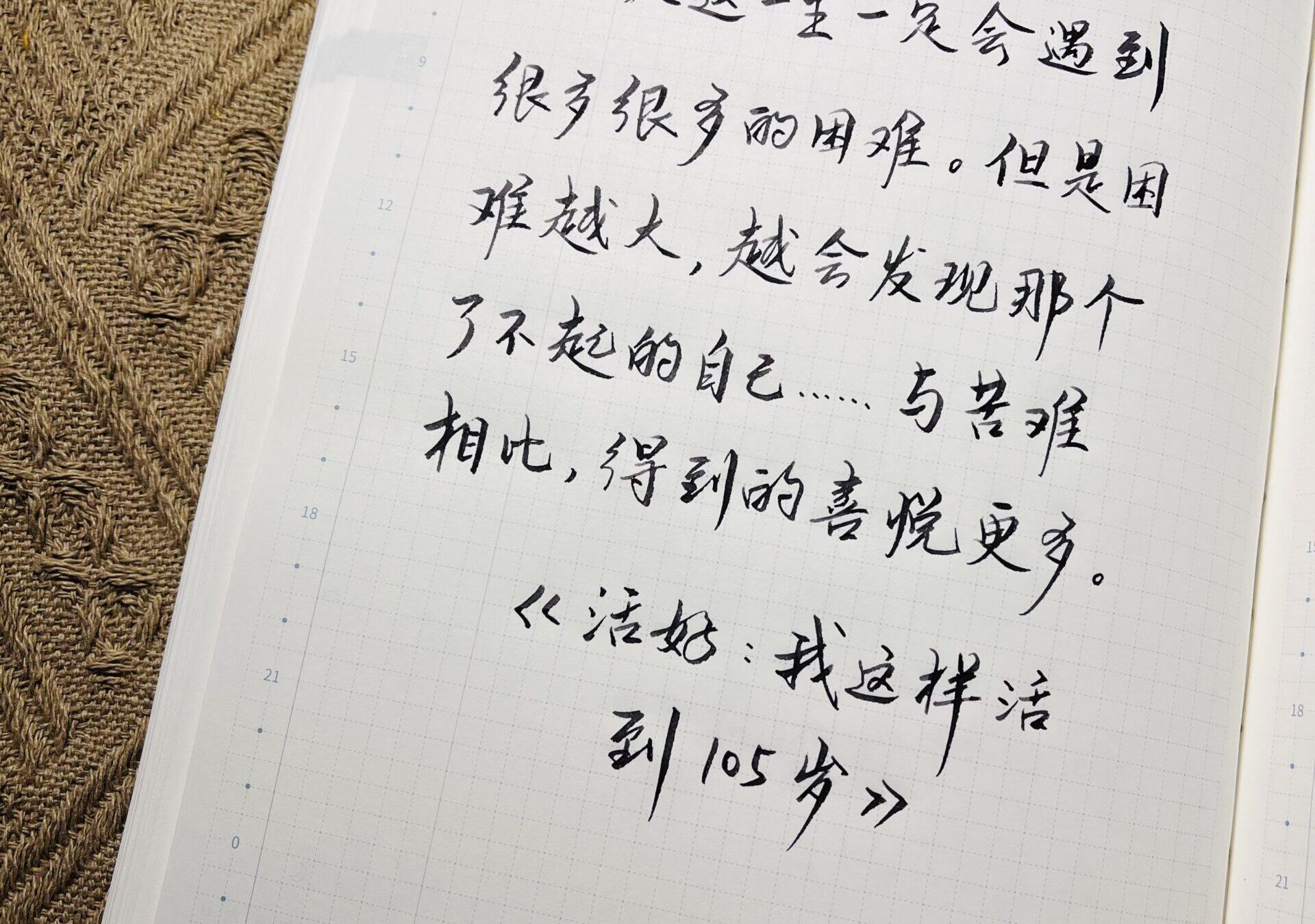 挑战后的喜悦：手帐中记录困难与成长的融合