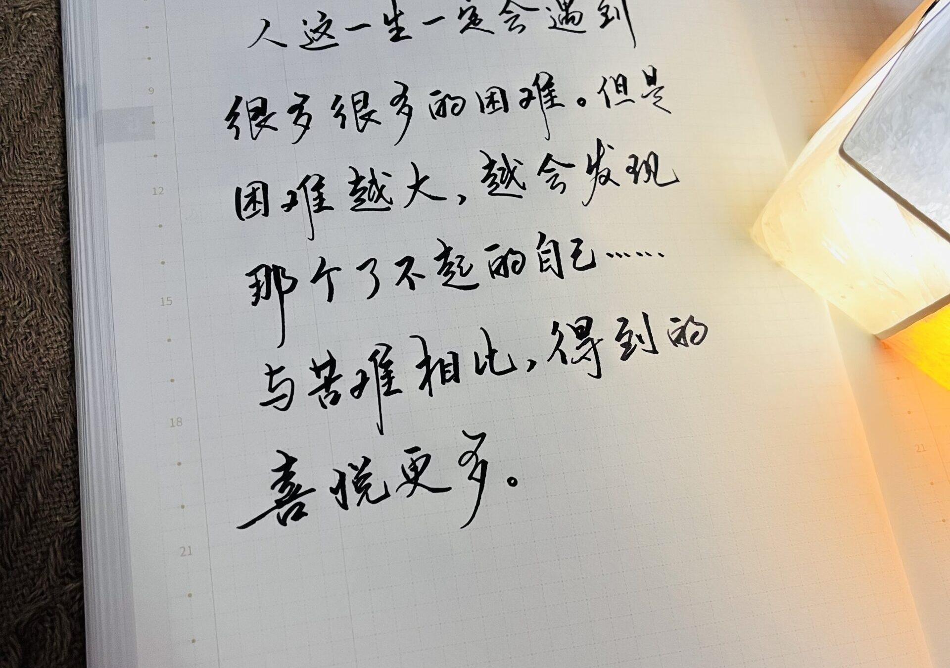 面对苦难，手帐见证个人成长与欣喜