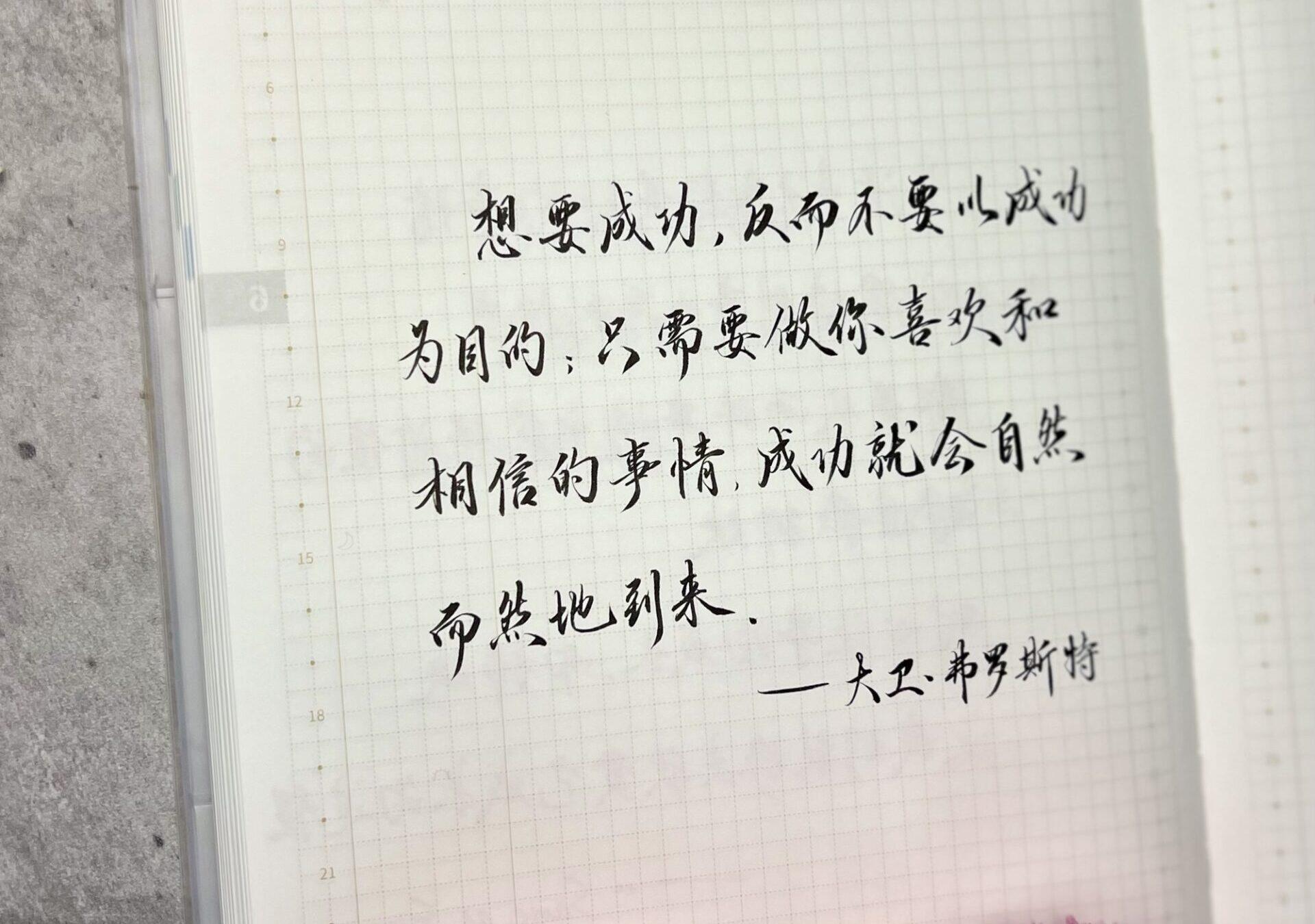 热爱即成功：用手帐映照真诚之路的美好归宿