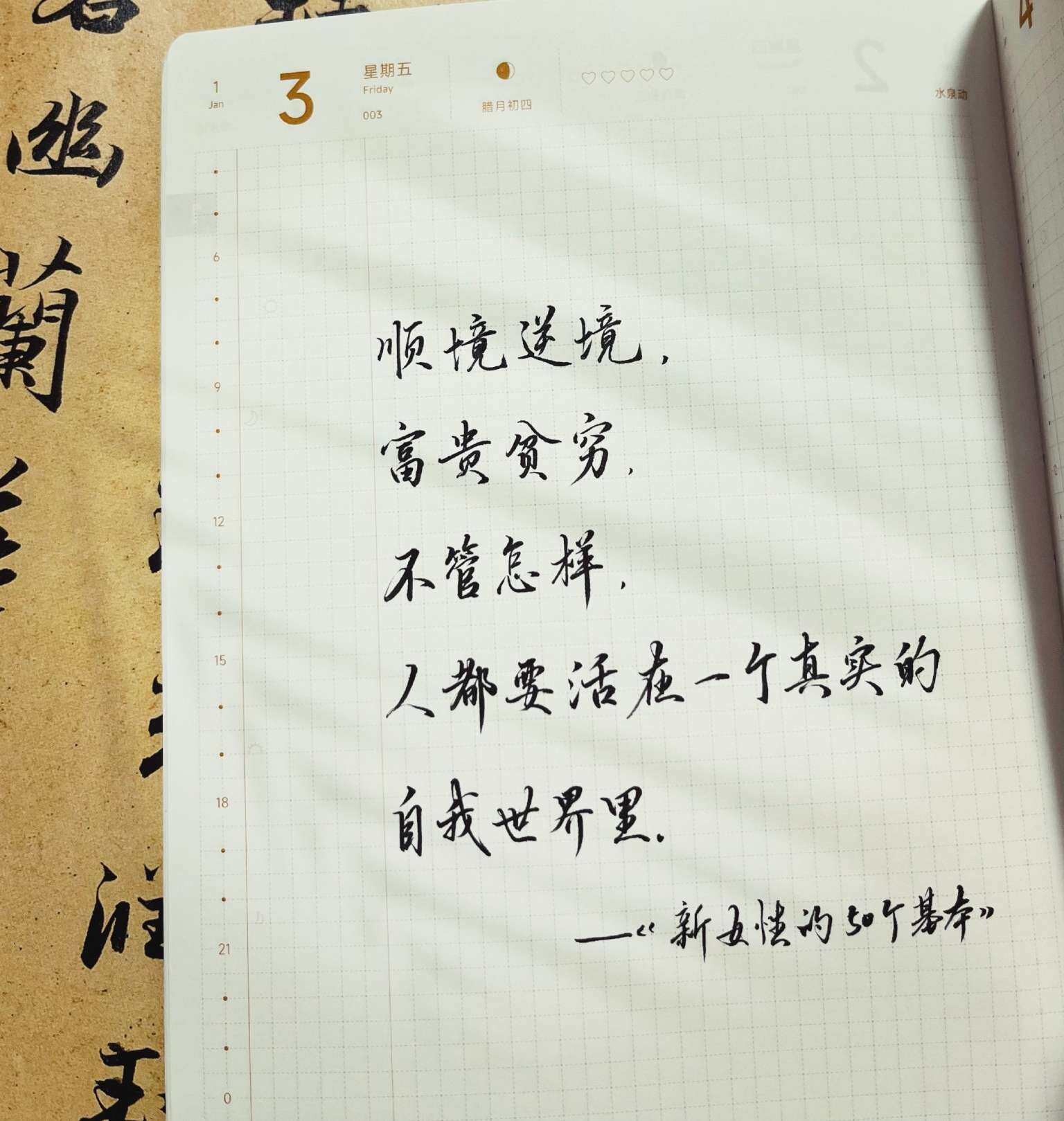 自在手帐2025年1月3日
