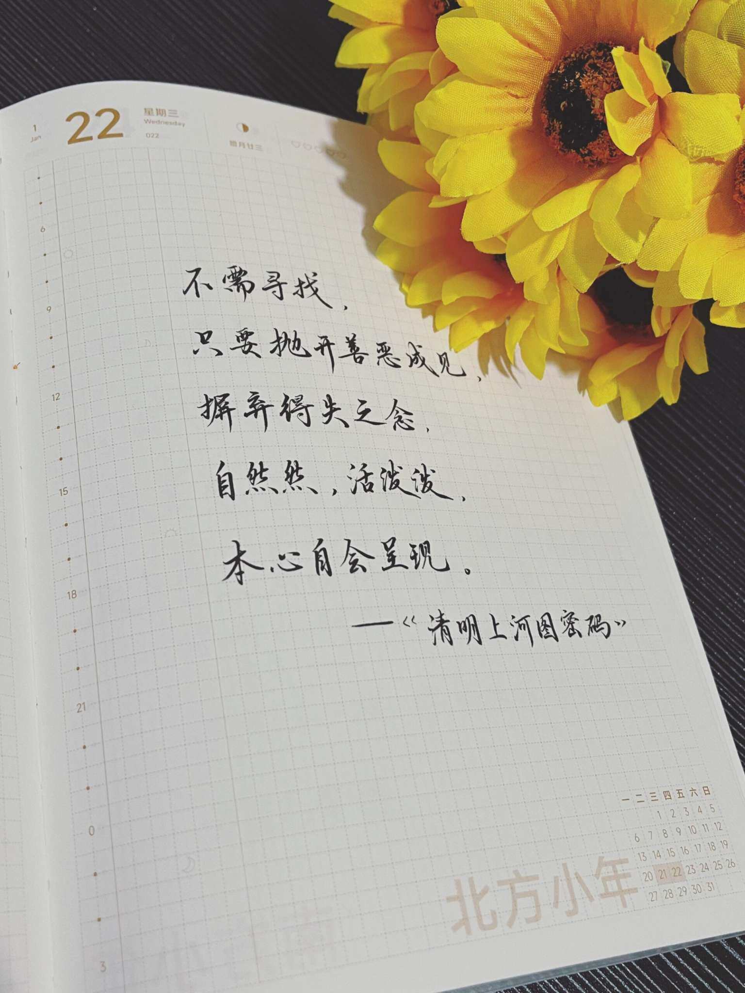 自在手帐2025年1月22日