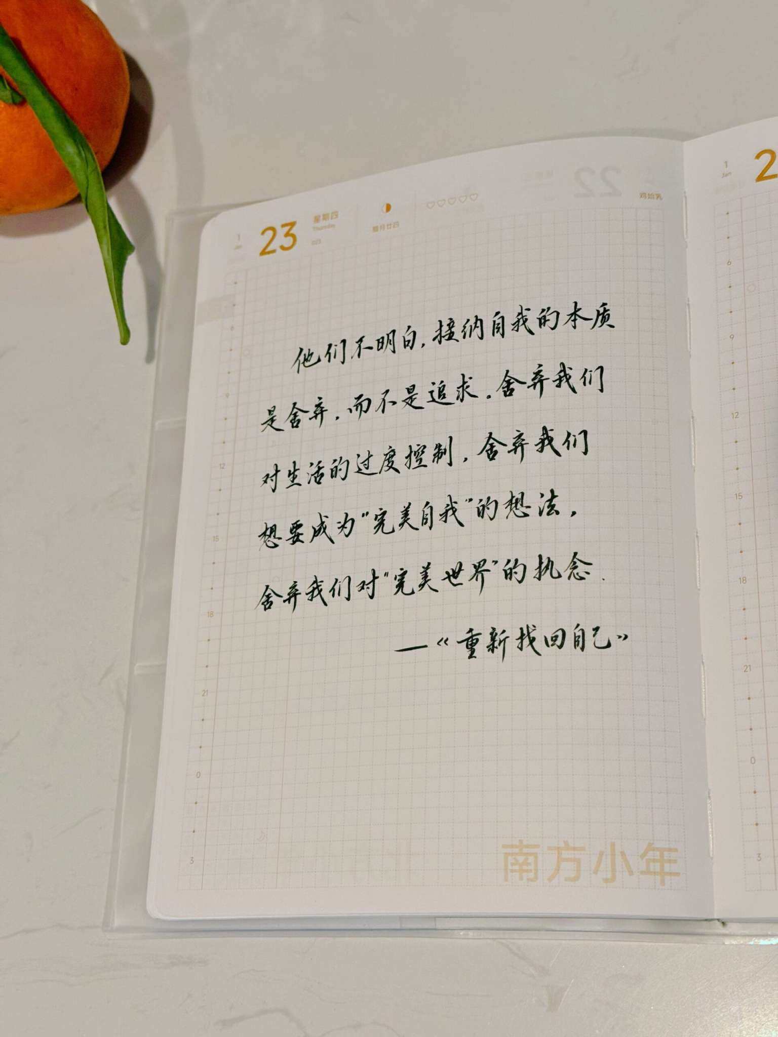 自在手帐2025年1月23日