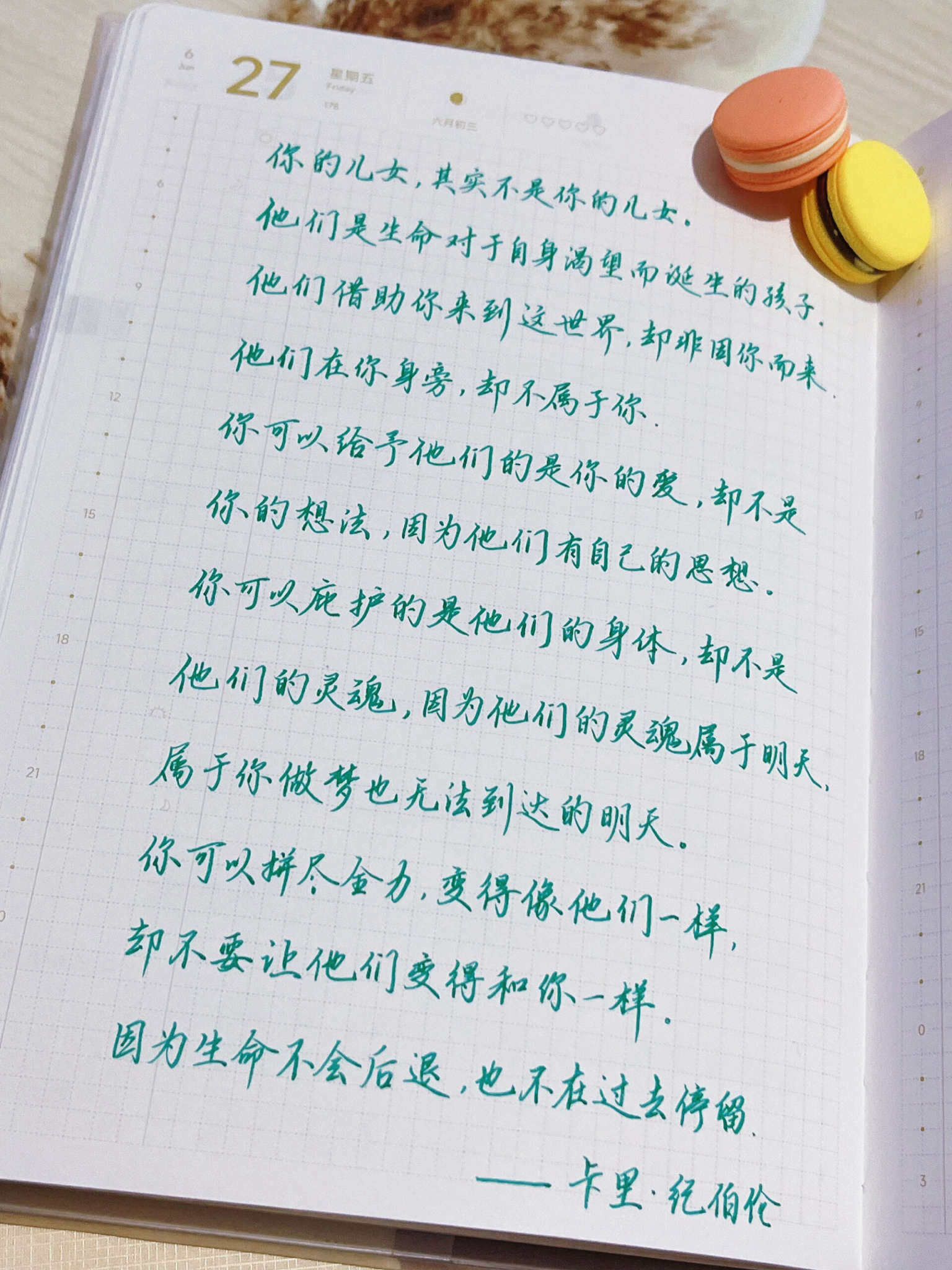 自在手帐2025年6月27日