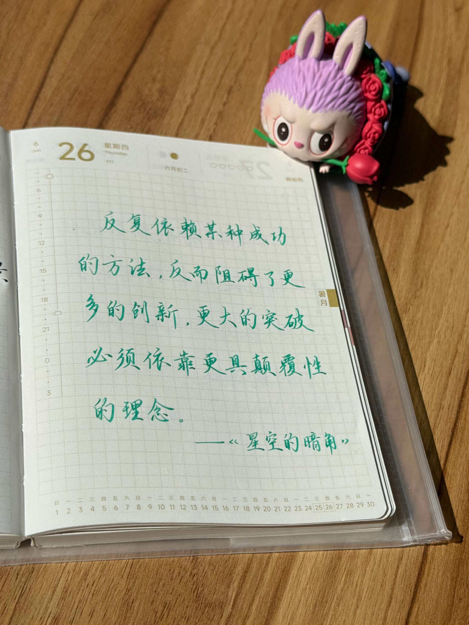 自在手帐2025年6月26日