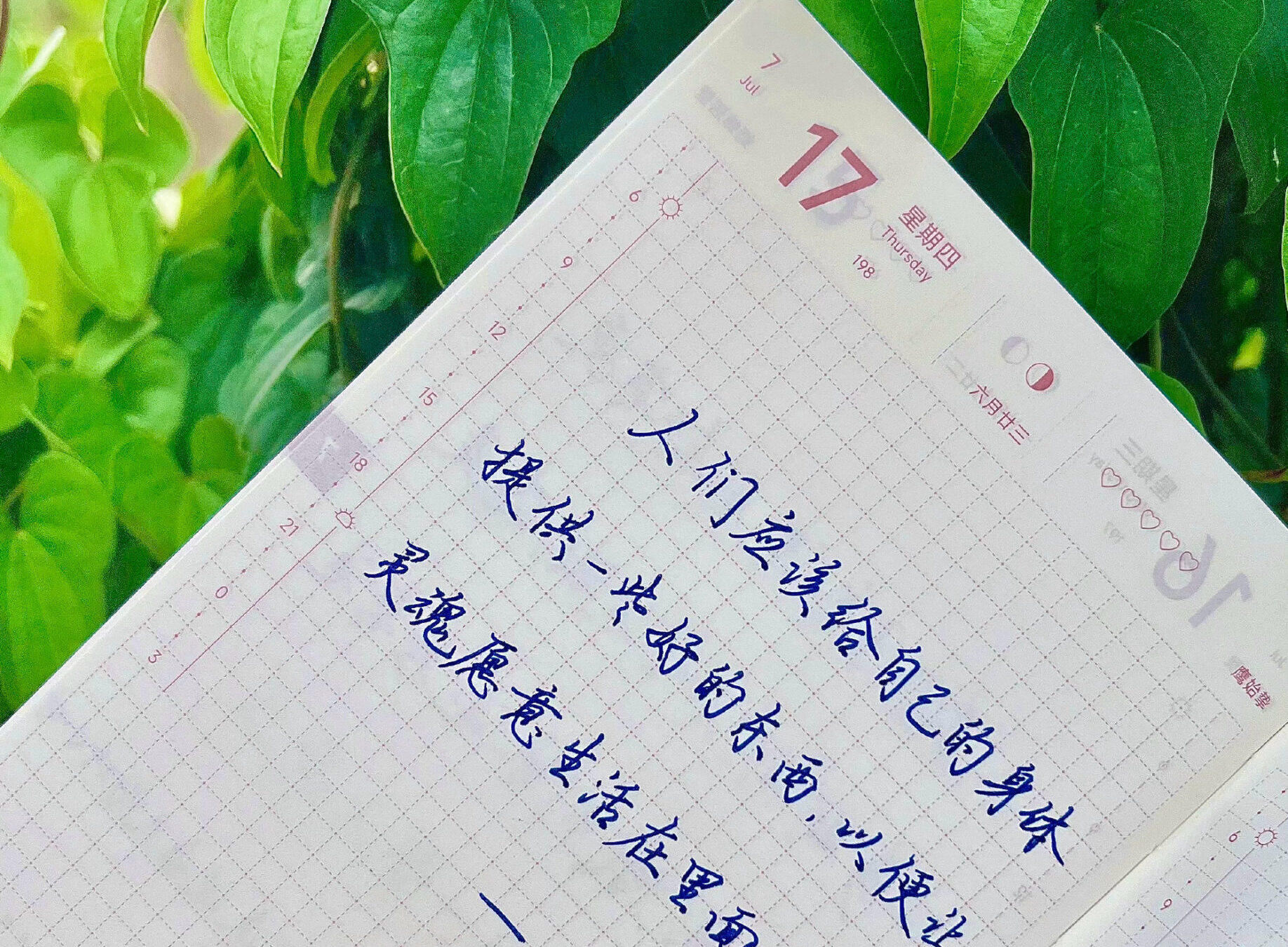 自在手帐2025年7月17日