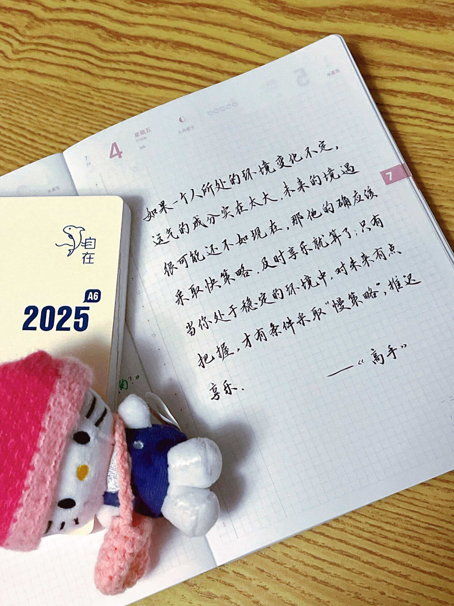 自在手帐2025年7月4日