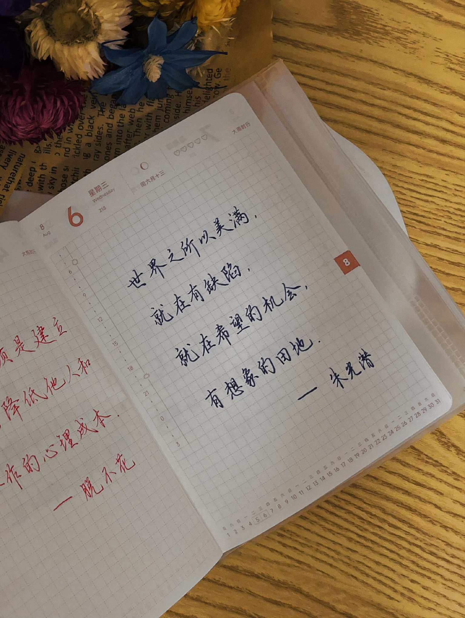 自在手帐2025年8月6日