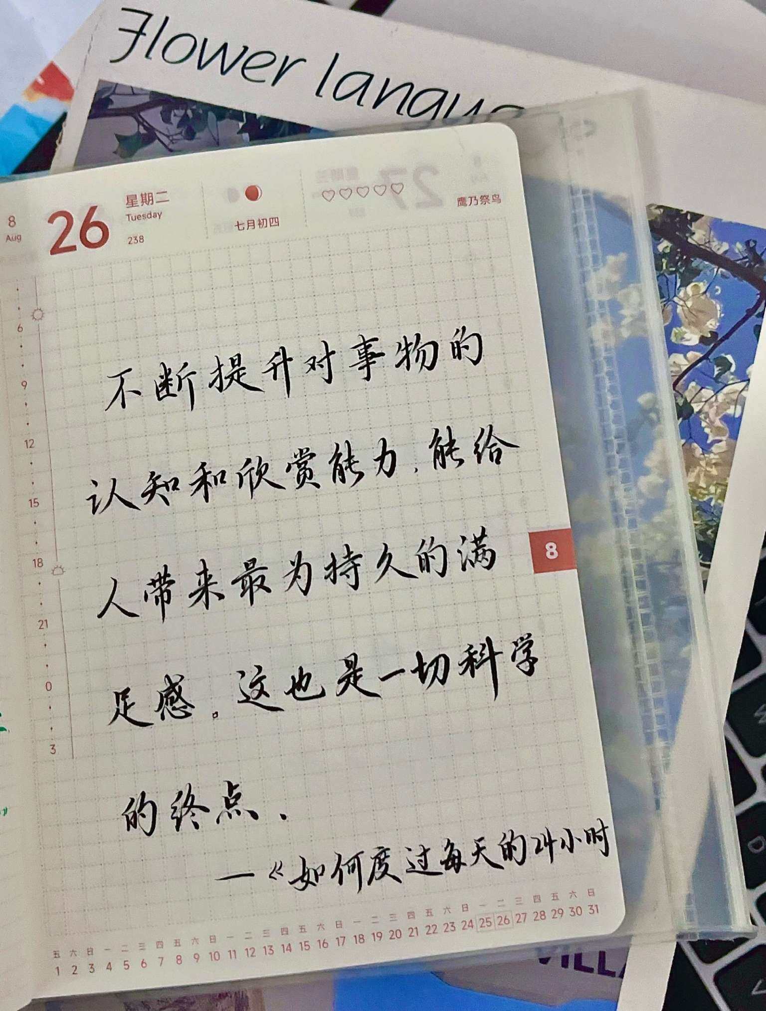 自在手帐2025年8月26日