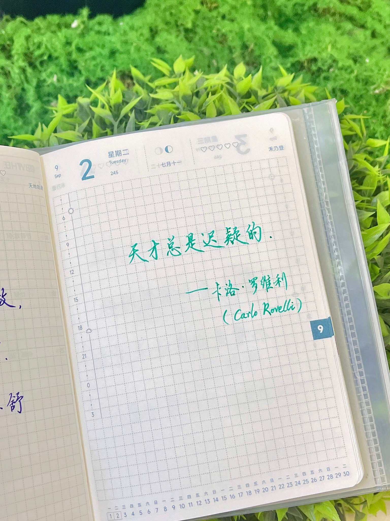 自在手帐2025年9月2日