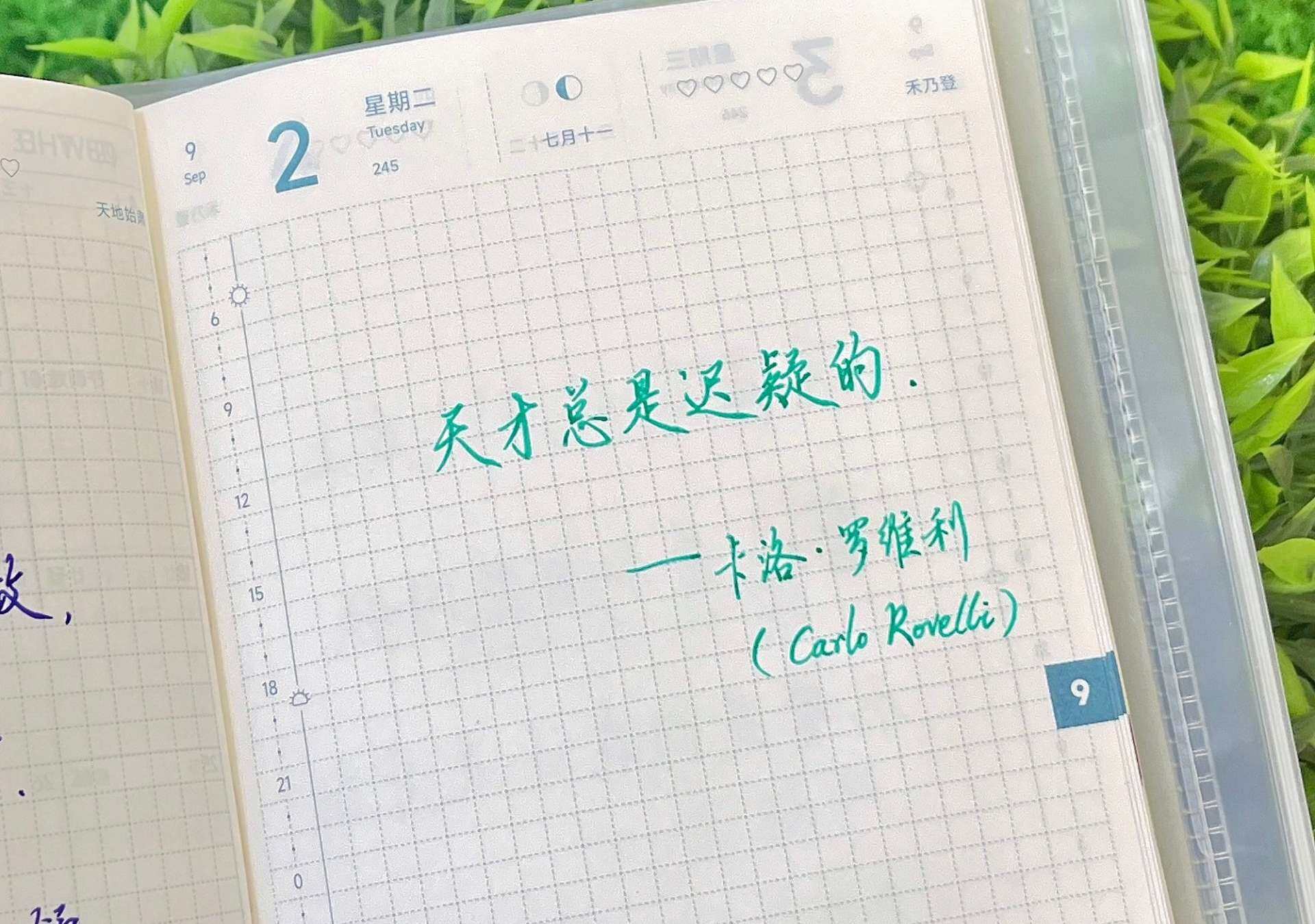 自在手帐2025年9月2日