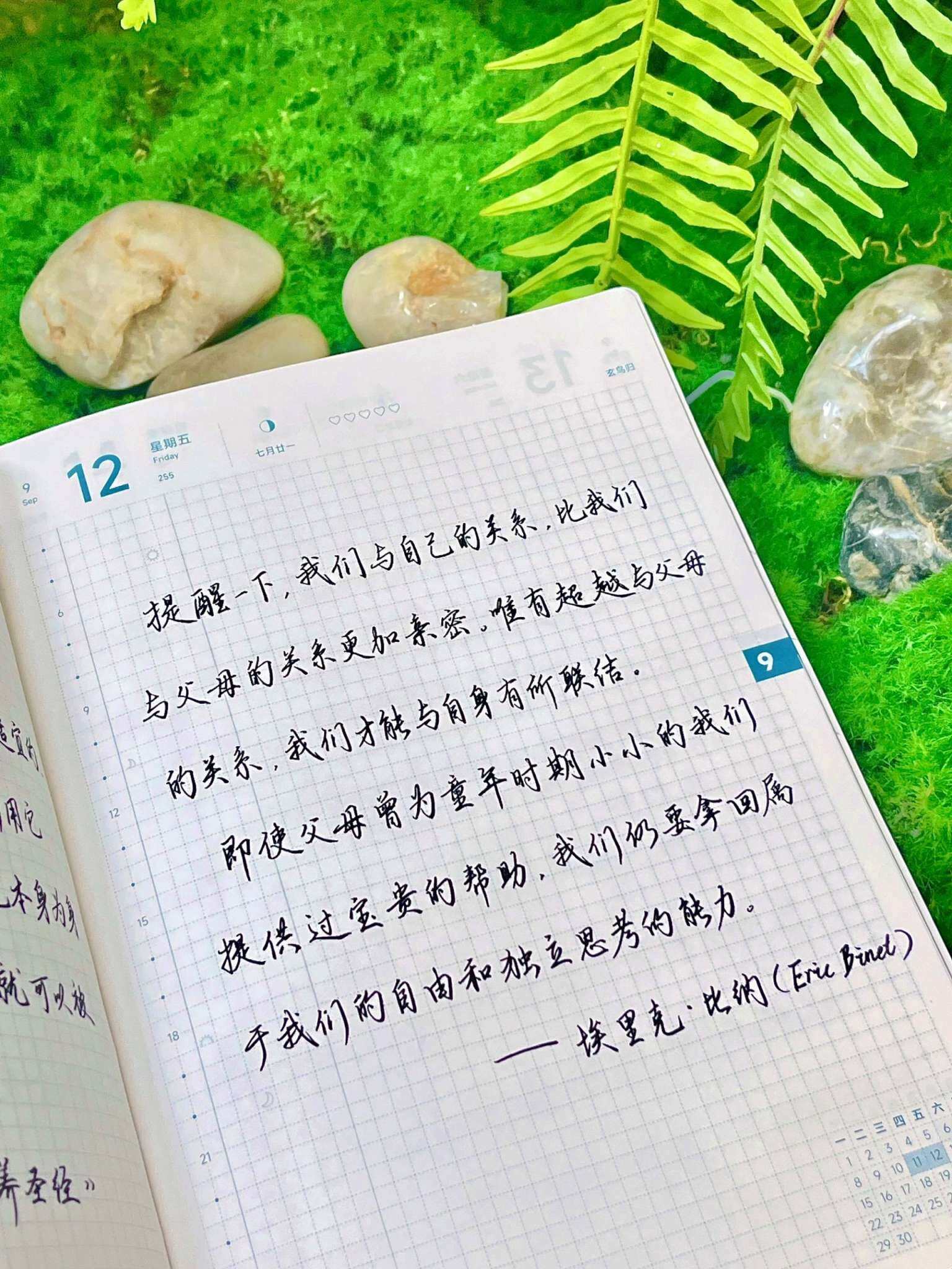 自在手帐2025年9月12日