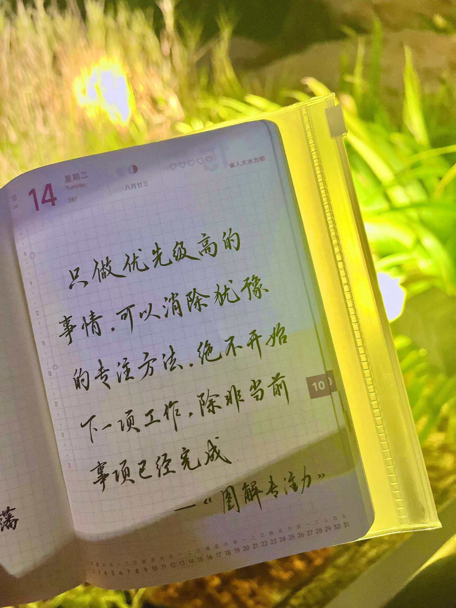 自在手帐2025年10月14日