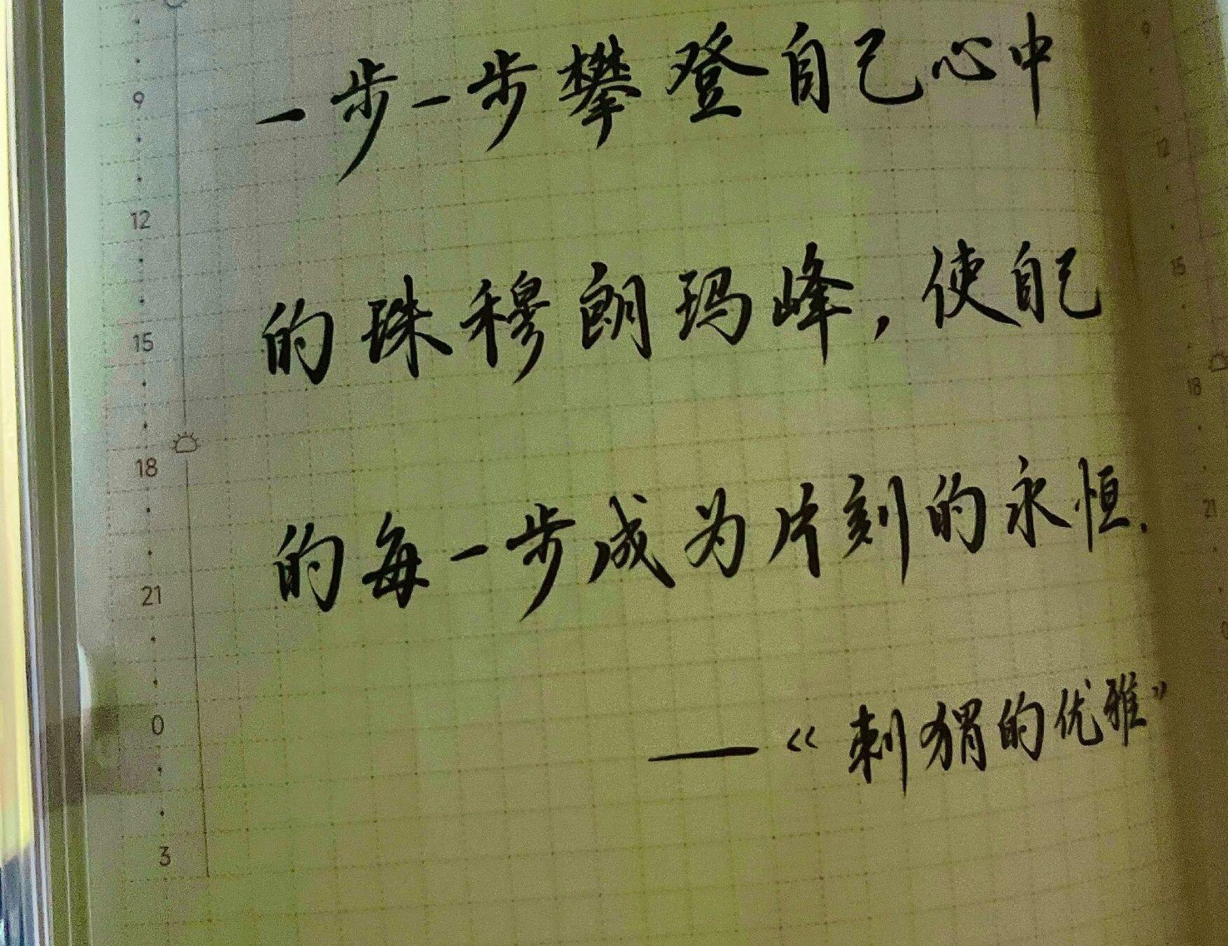 每个人心里都有一座珠峰