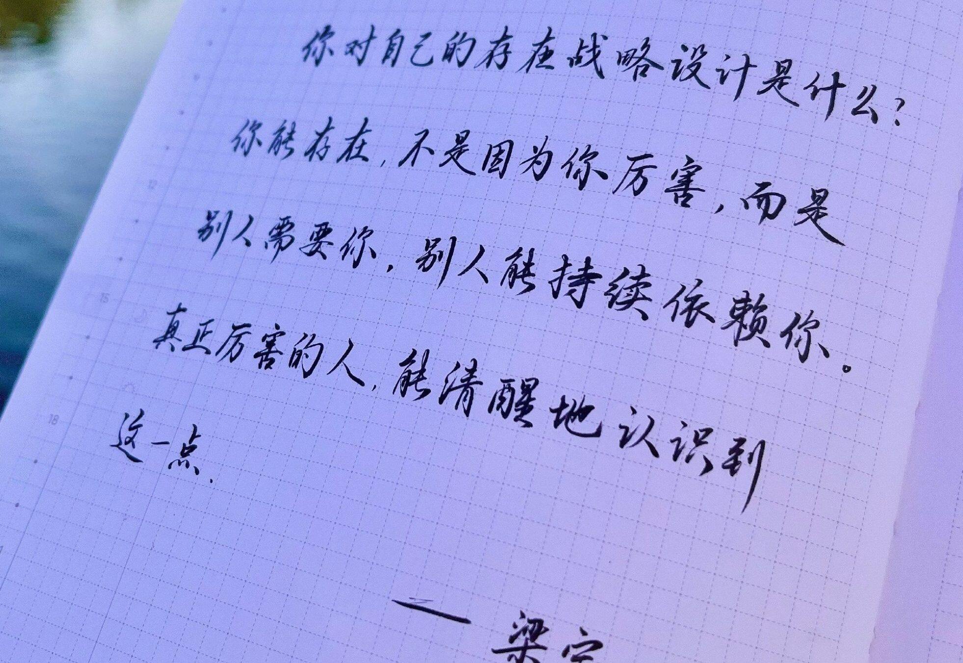 你对自己存在的战略设计是什么？