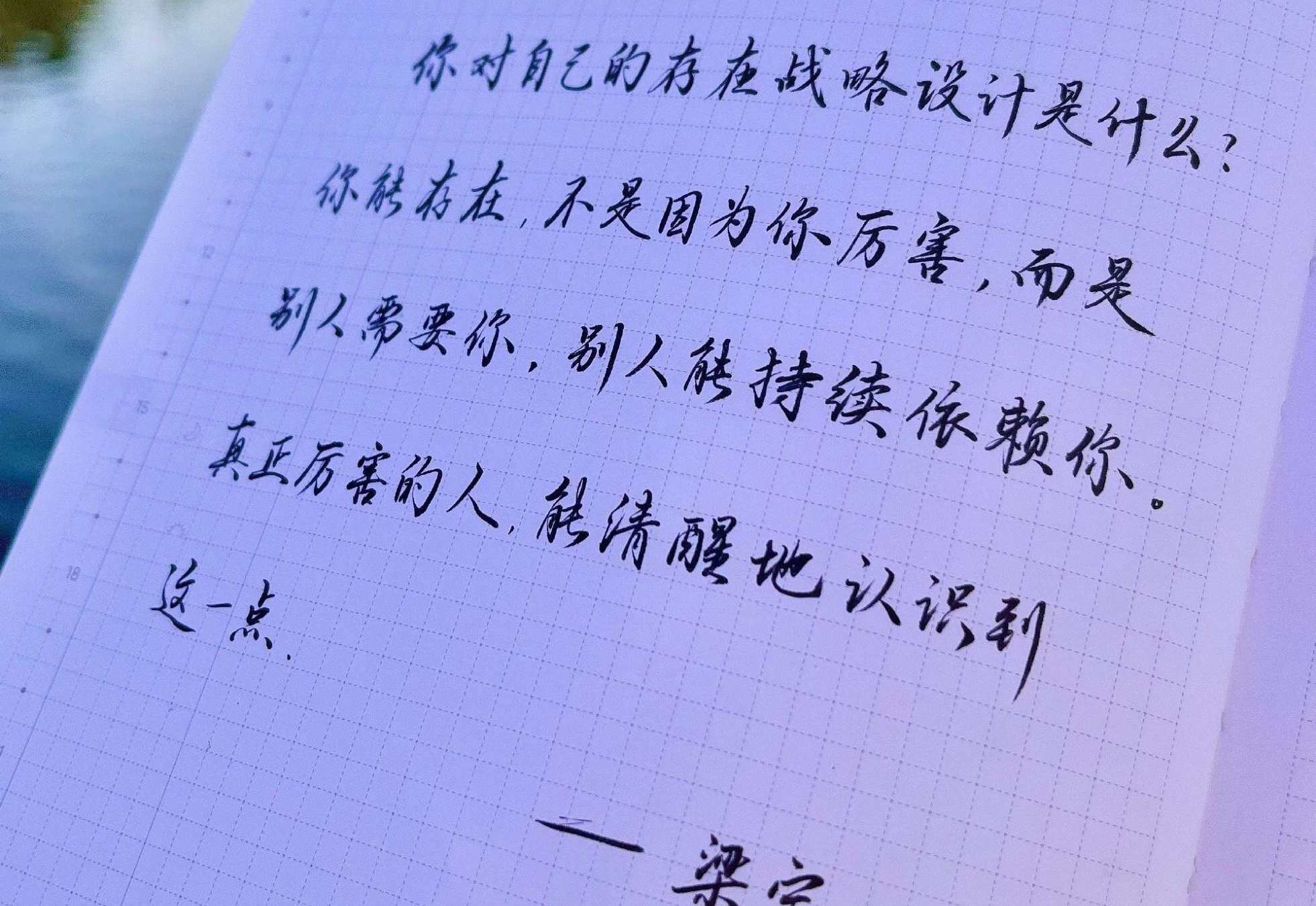 你对自己存在的战略设计是什么？