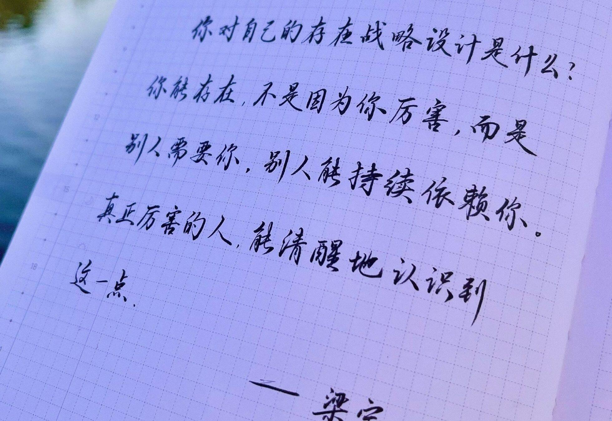 你对自己存在的战略设计是什么？