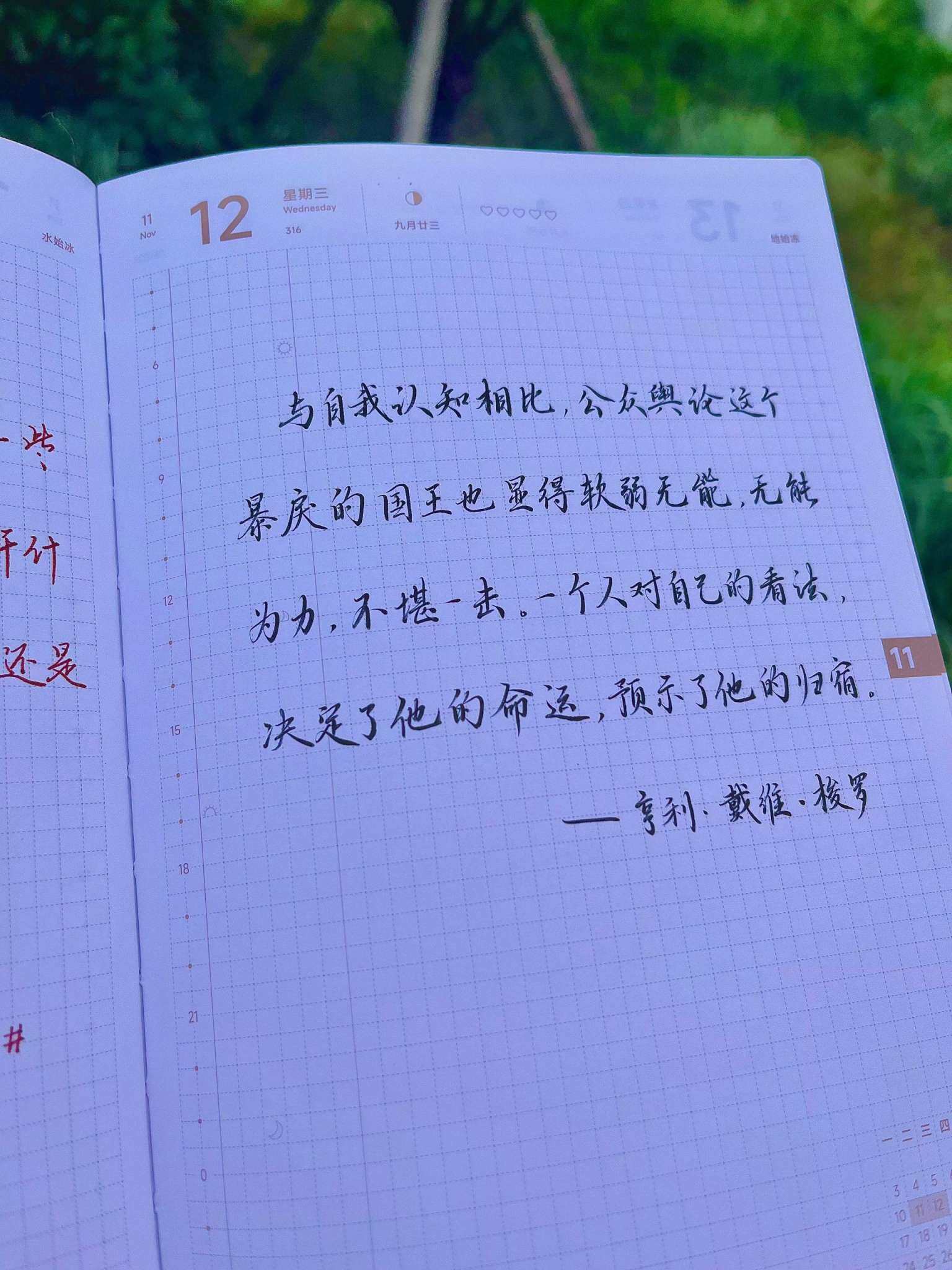 自在手帐2025年11月12日