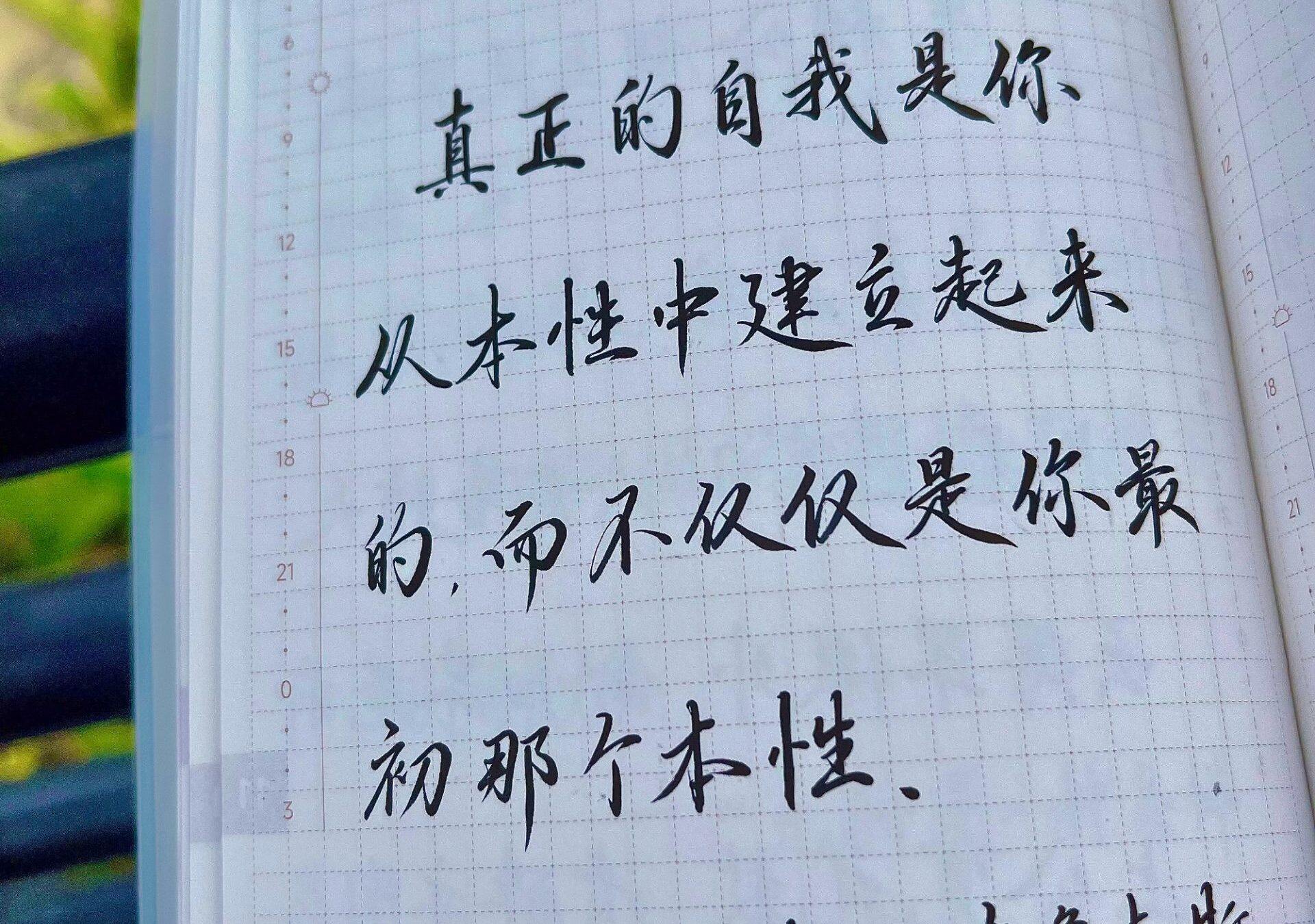 真正的自我是你从本性中建立起来的