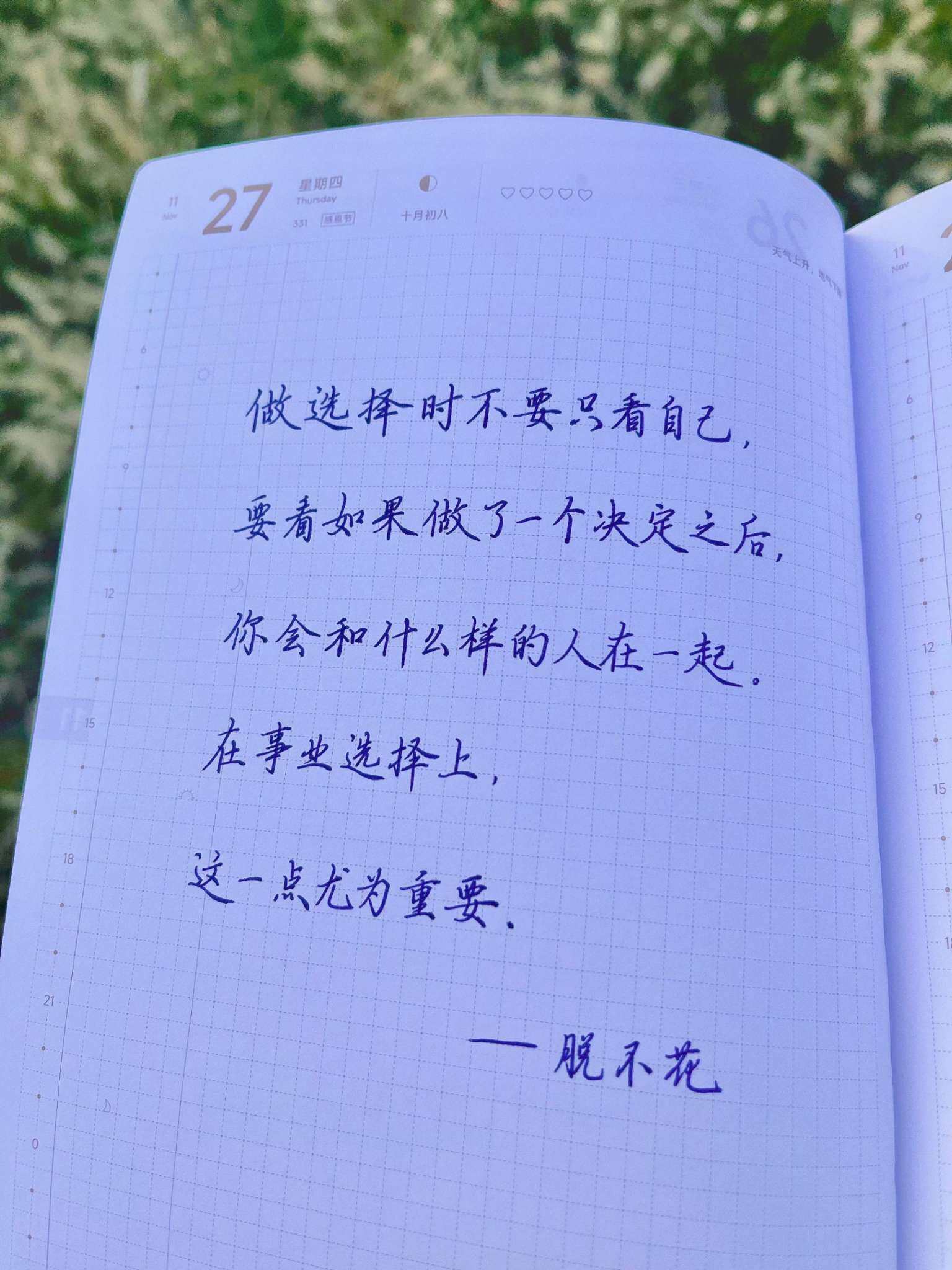 自在手帐2025年11月27日