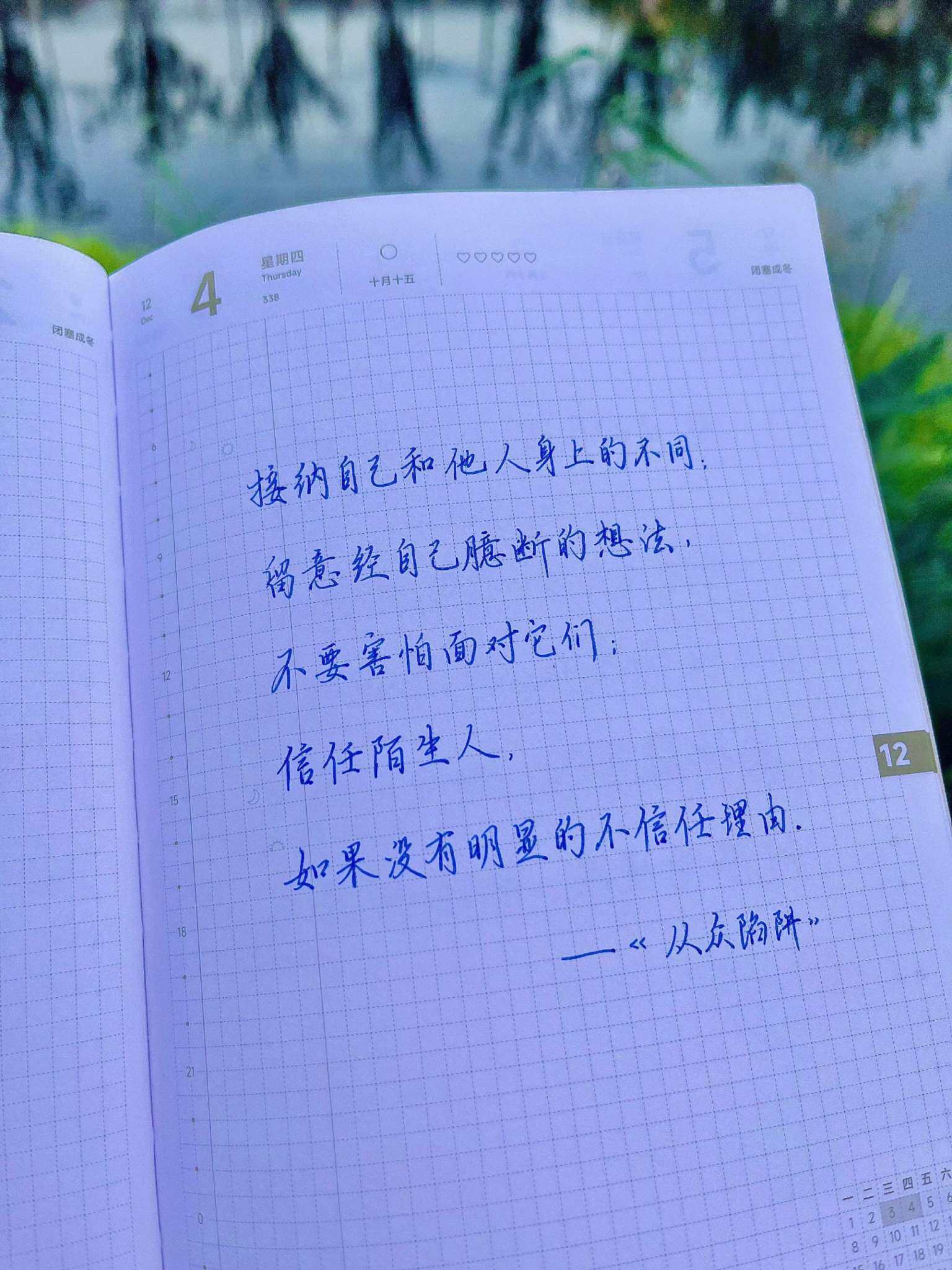 自在手帐2025年12月4日
