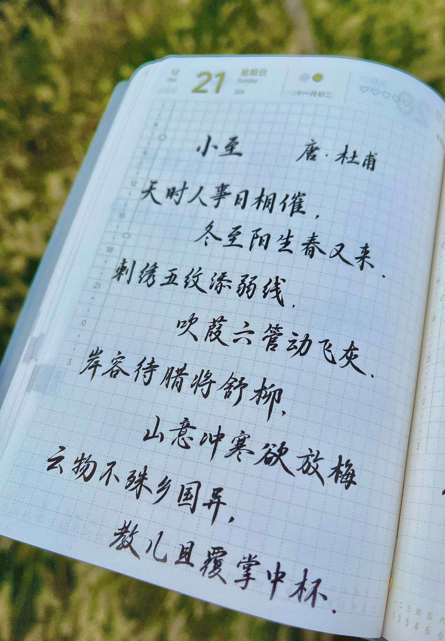 自在手帐2025年12月21日