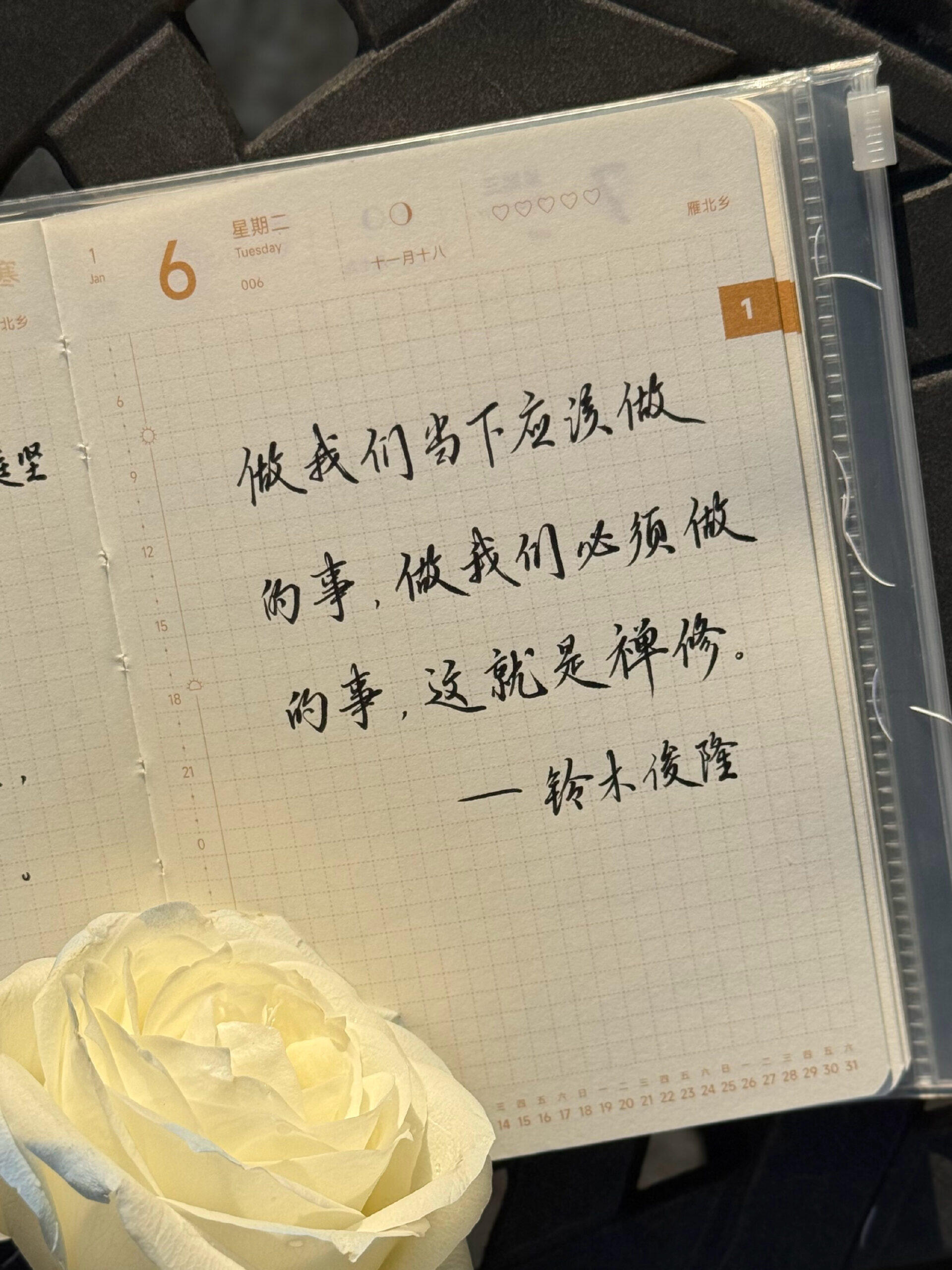 做我们当下应该做的事