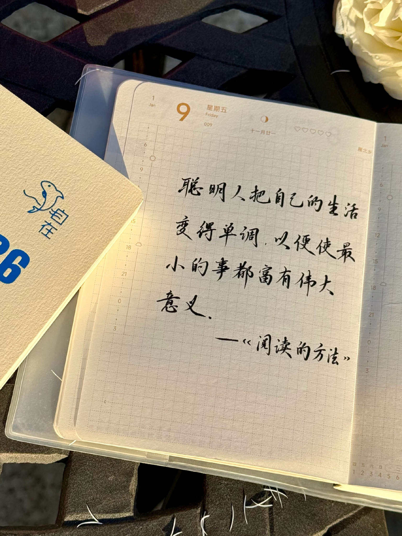 自在手帐2026年1月9日