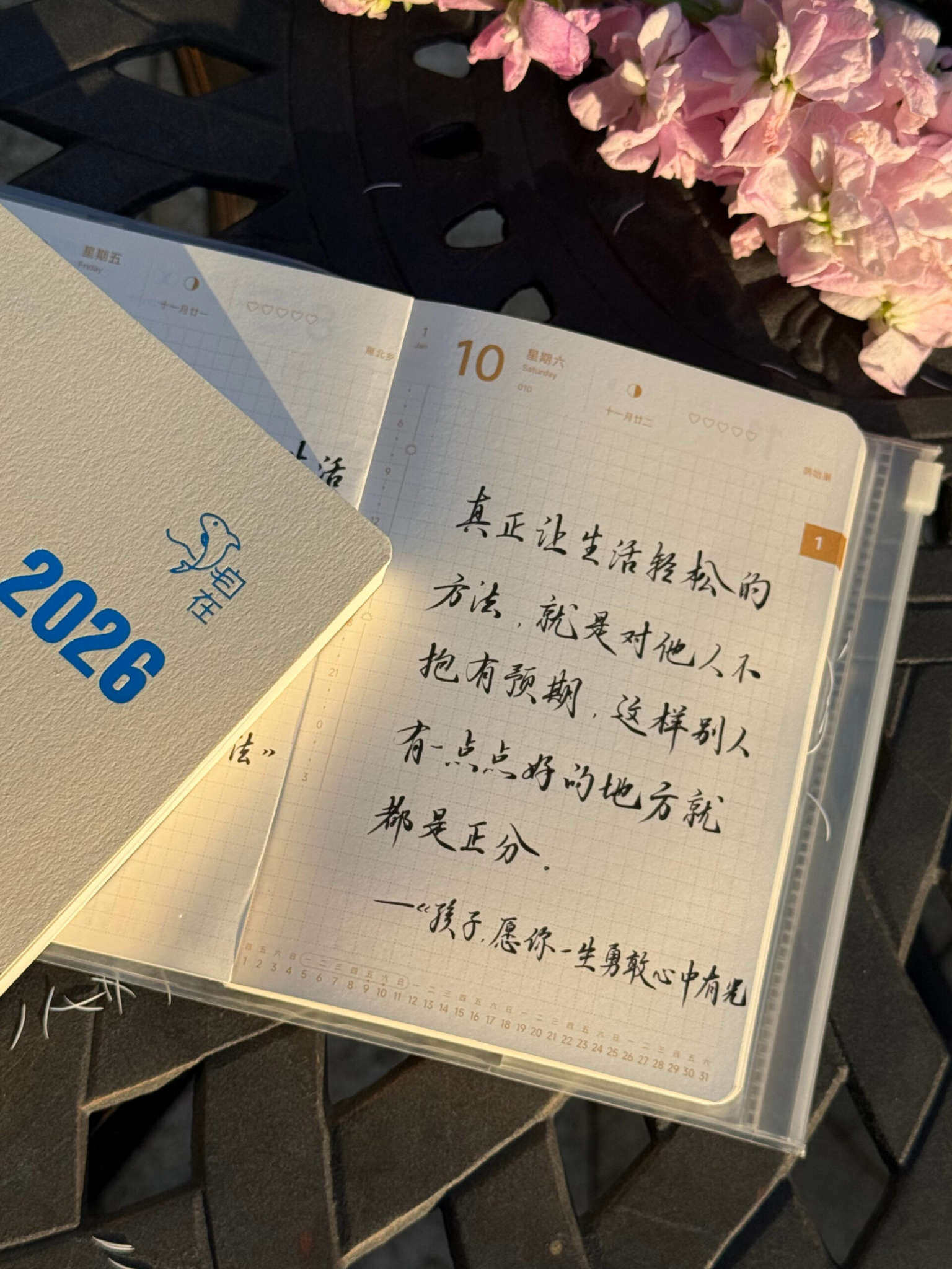 自在手帐2026年1月10日