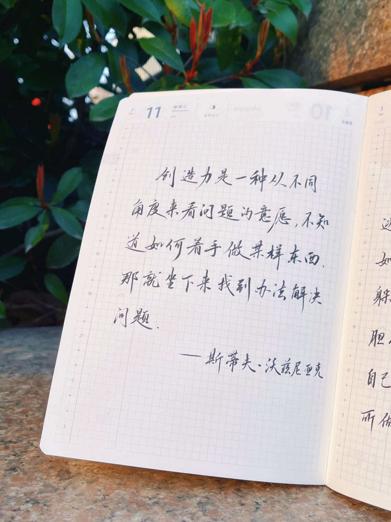 自在手帐2026年3月11日