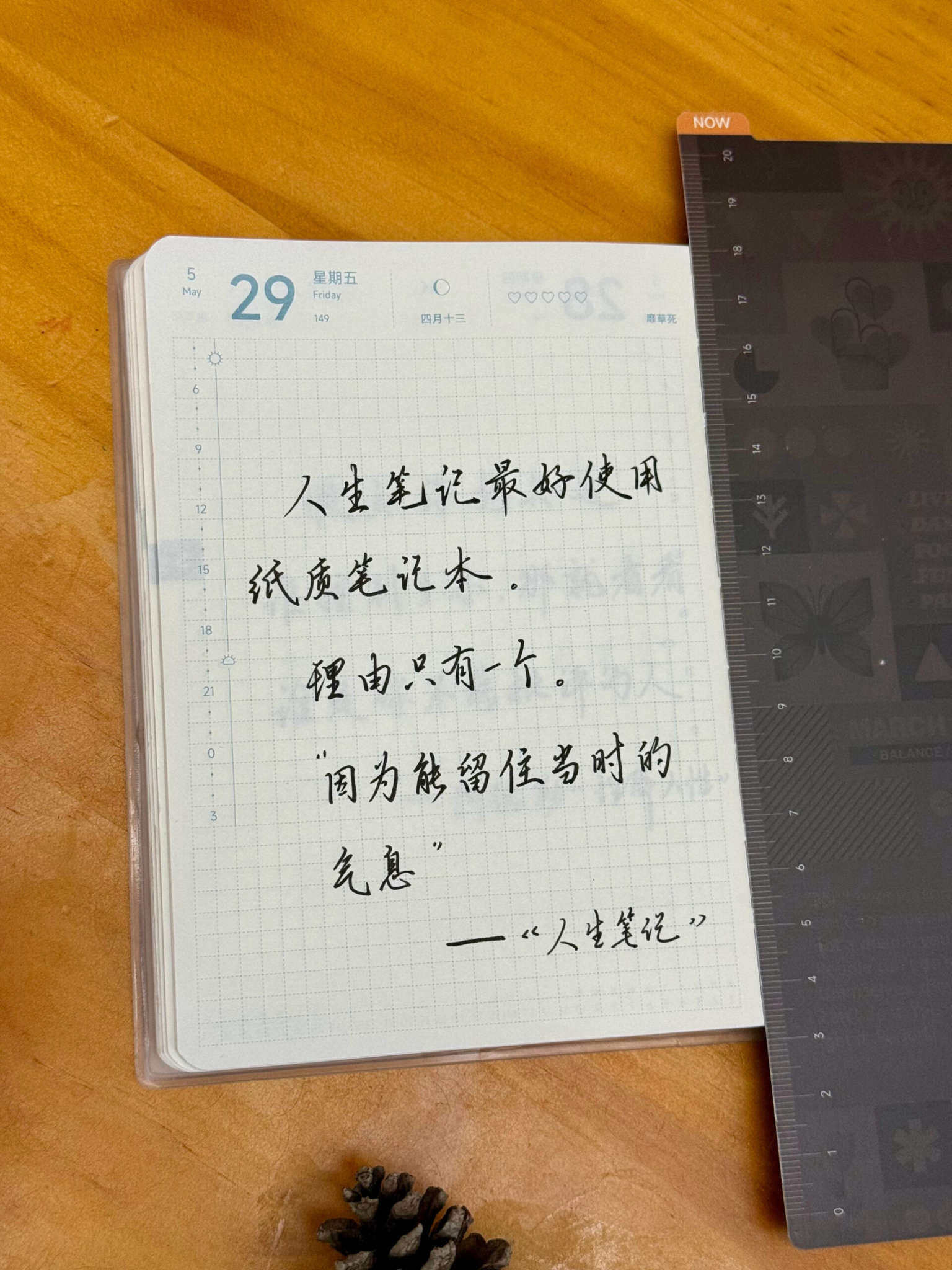 自在手帐2026年5月29日